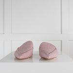 Nicholas Kirkwood Pink Woven Flat Mules