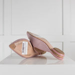 Nicholas Kirkwood Pink Woven Flat Mules