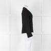 Max Mara Black Single Breasted Short Blazer Jacket