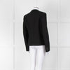Max Mara Black Single Breasted Short Blazer Jacket