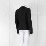 Max Mara Black Single Breasted Short Blazer Jacket