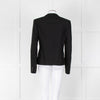 Max Mara Black Single Breasted Short Blazer Jacket