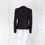 Max Mara Black Single Breasted Short Blazer Jacket