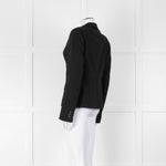 Max Mara Black Single Breasted Short Blazer Jacket