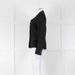 Max Mara Black Single Breasted Short Blazer Jacket