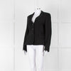 Max Mara Black Single Breasted Short Blazer Jacket