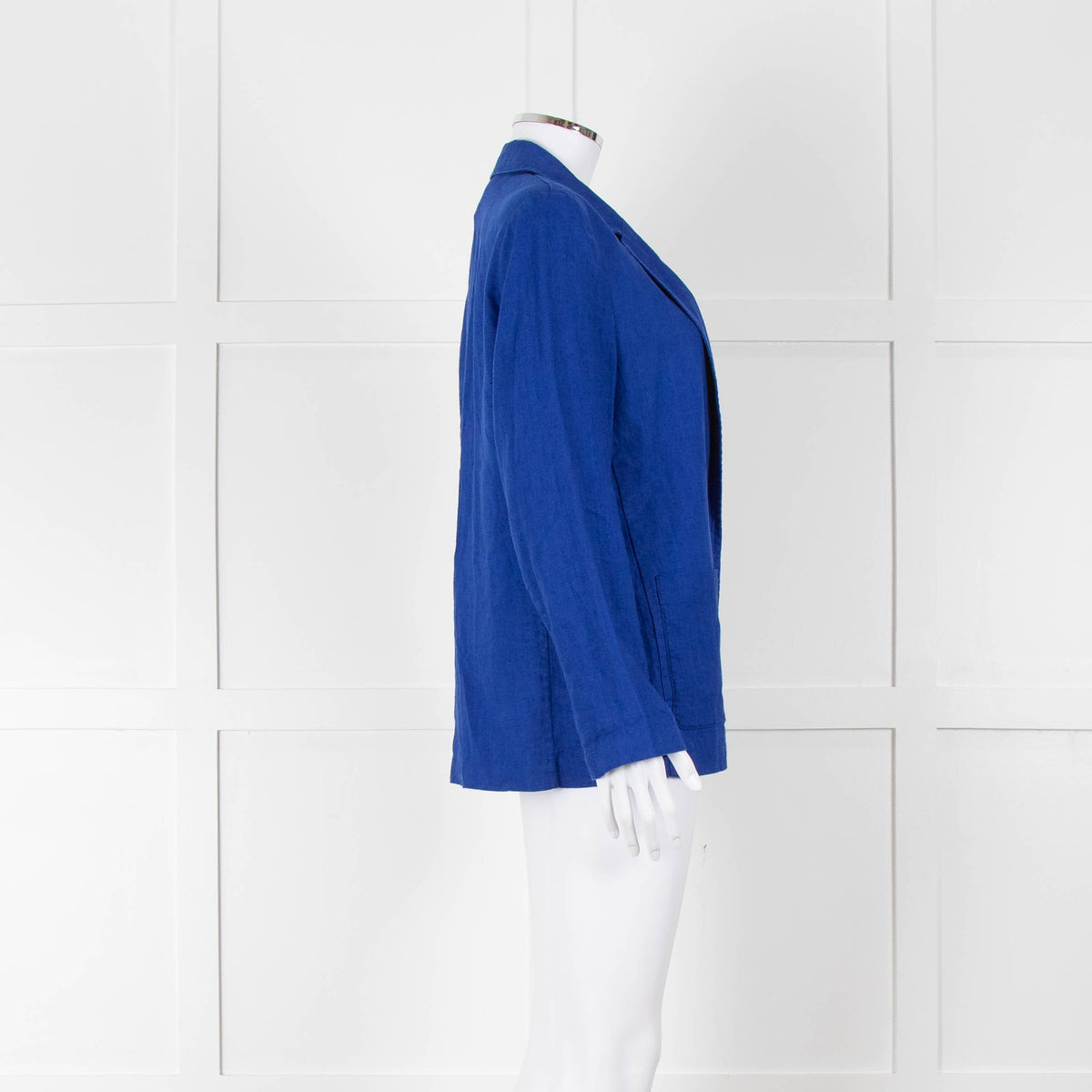 Zyga Linn Laundry Royal Blue Linen Blazer Jacket