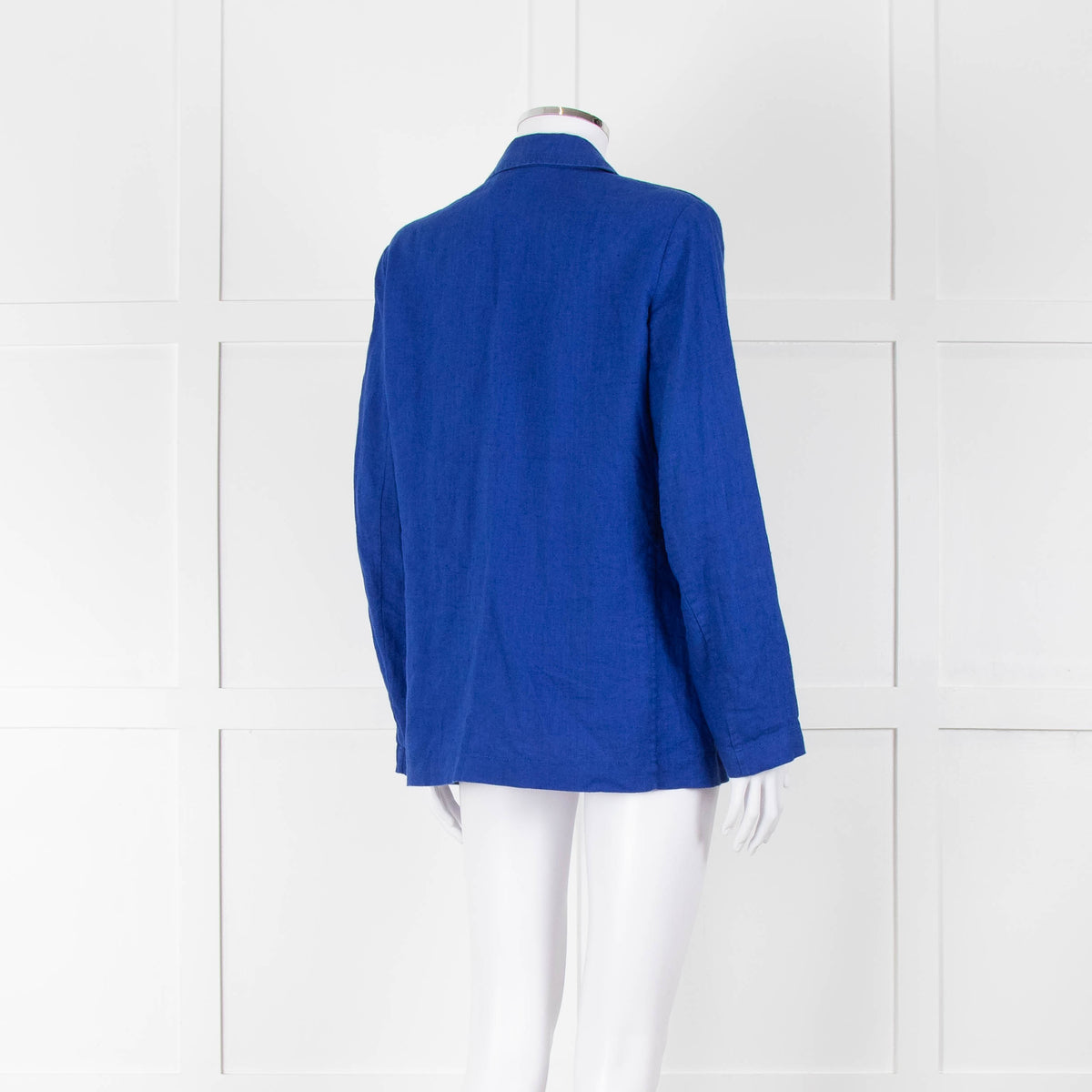 Zyga Linn Laundry Royal Blue Linen Blazer Jacket