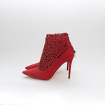 Jimmy Choo Red Cut Out Shoe Boots