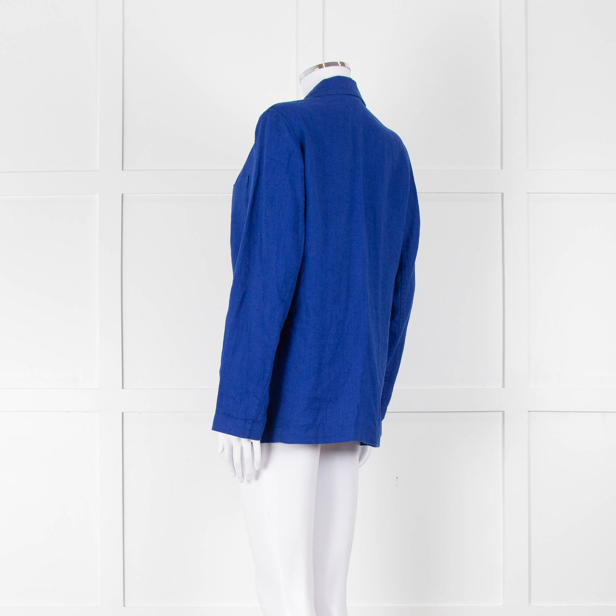 Zyga Linn Laundry Royal Blue Linen Blazer Jacket