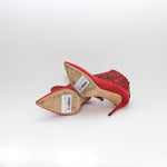 Jimmy Choo Red Cut Out Shoe Boots