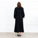 Donna Ida x Fran Bacon Titania Midsummer Denim Button Down Maxi Dress