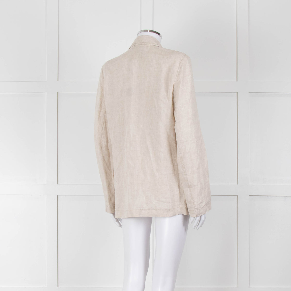 Zyga Linn Laundry Beige Linen Blazer Jacket