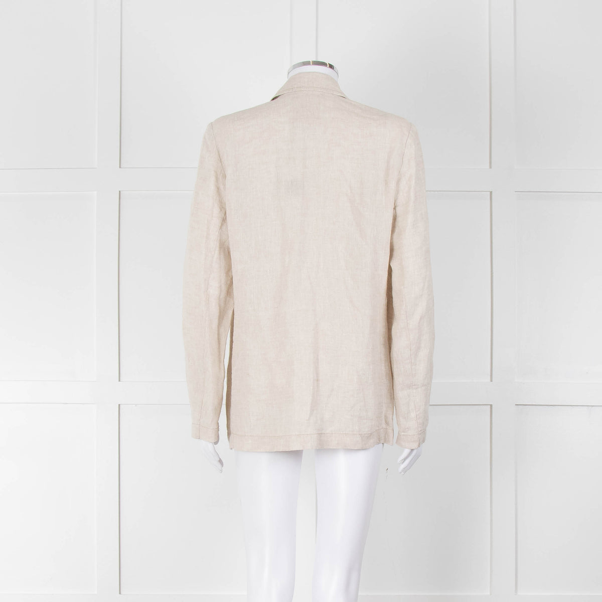 Zyga Linn Laundry Beige Linen Blazer Jacket