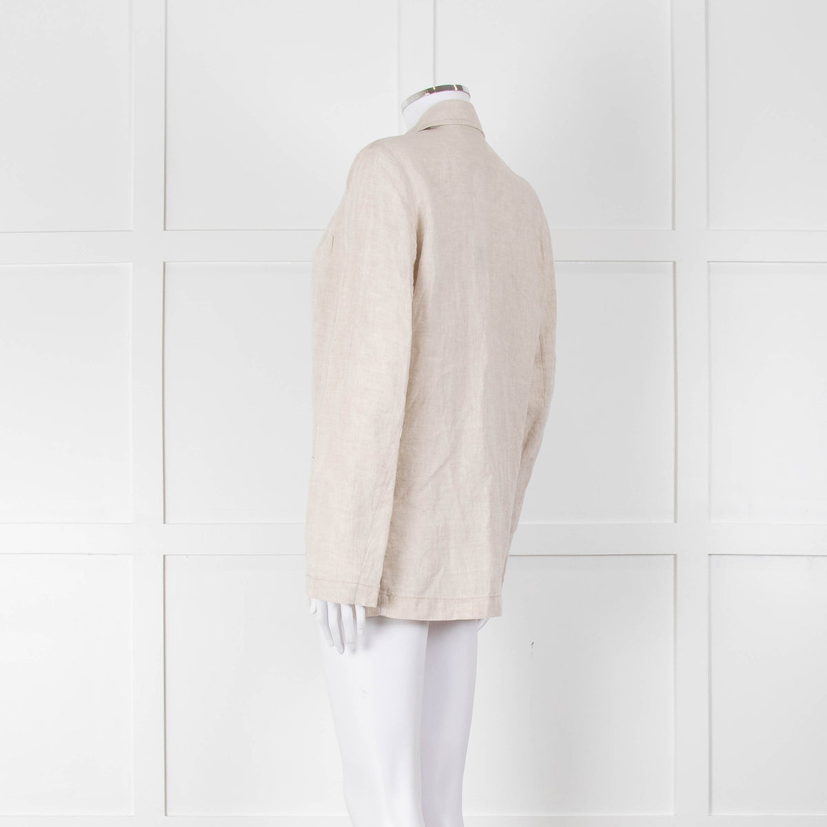 Zyga Linn Laundry Beige Linen Blazer Jacket