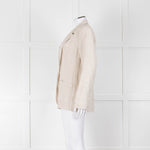 Zyga Linn Laundry Beige Linen Blazer Jacket
