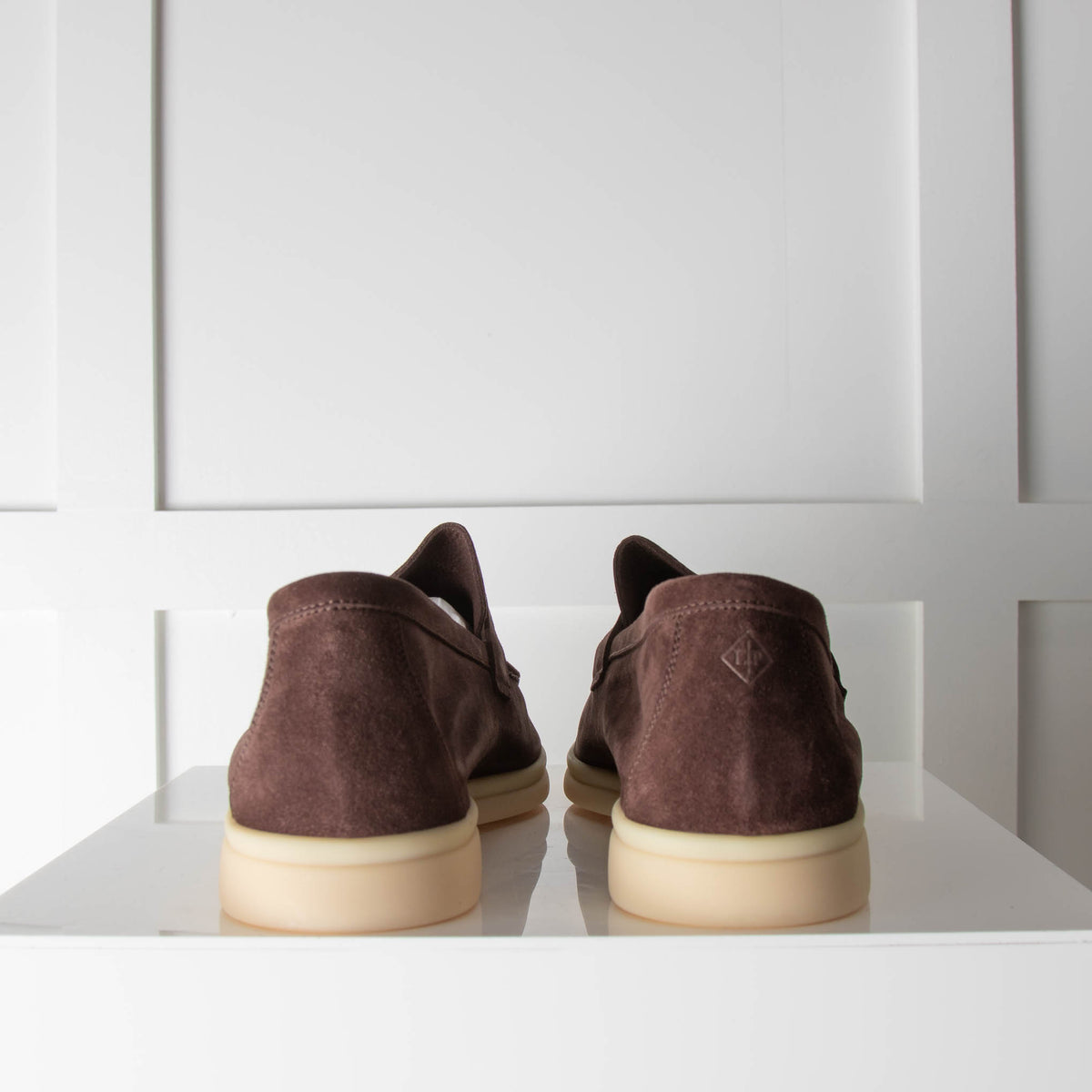 Loro Piana Brown Summer Charms Loafers