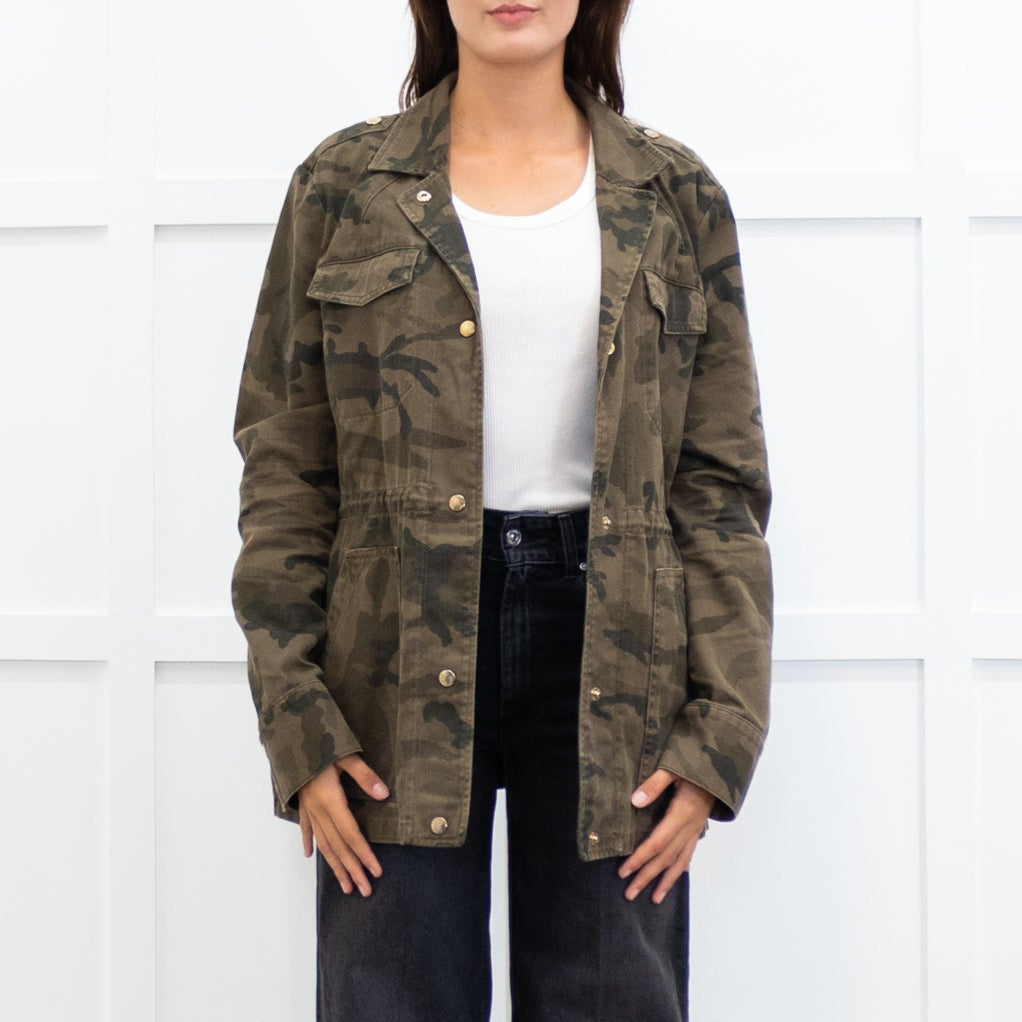 Me + Em Army Green Camo Jacket