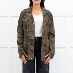 Me + Em Army Green Camo Jacket
