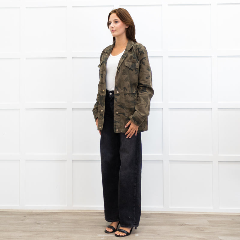 Me + Em Army Green Camo Jacket