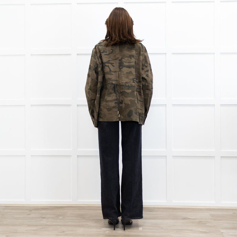 Me + Em Army Green Camo Jacket