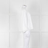 Bella Dahl White Smock Style Long Sleeve Top