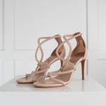 Alaia Nude Strappy Stud Sandal