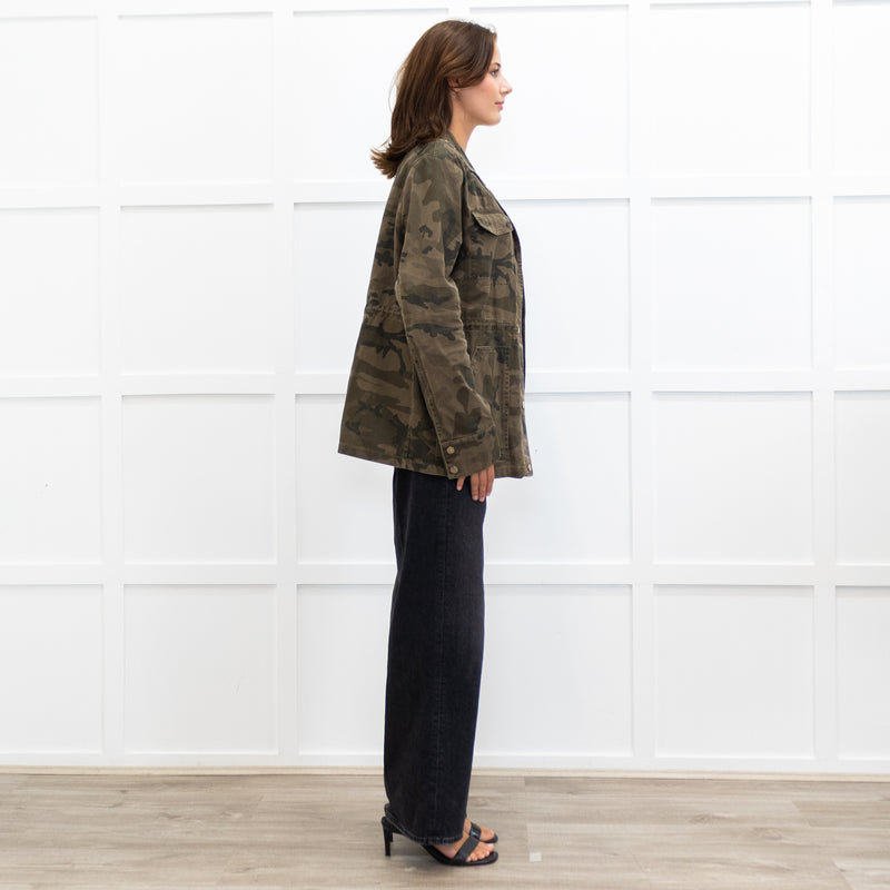 Me + Em Army Green Camo Jacket