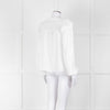 Bella Dahl White Smock Style Long Sleeve Top