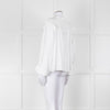 Bella Dahl White Smock Style Long Sleeve Top