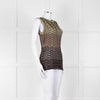 M Missoni Black Gold Lurex Sleeveless Top