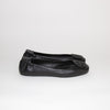 Tory Burch Black Minnie Travel Ballet Flat