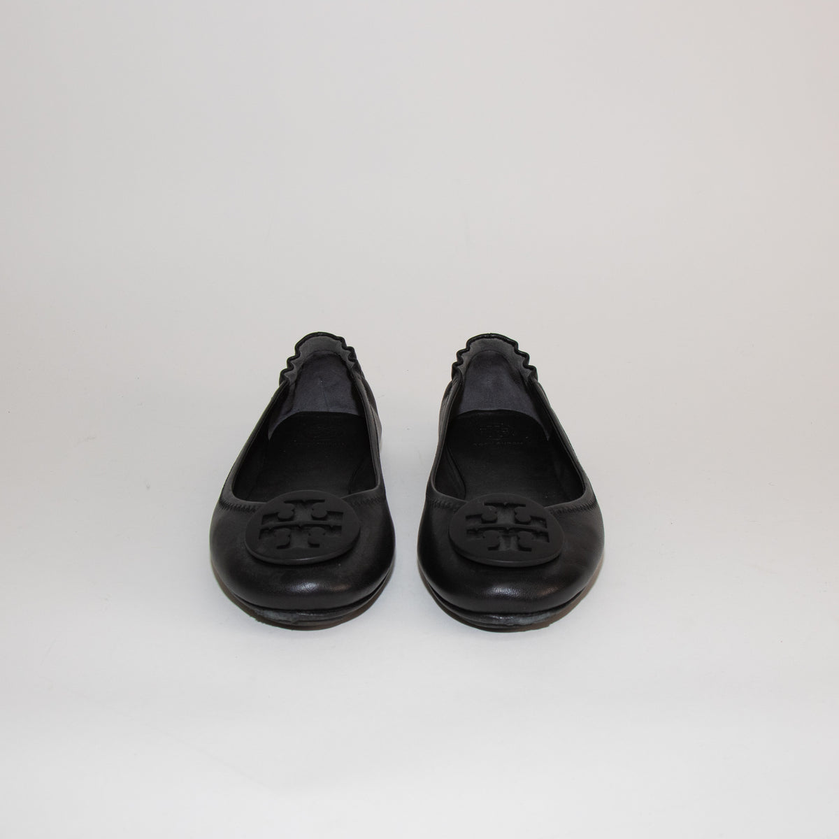 Tory Burch Black Minnie Travel Ballet Flat