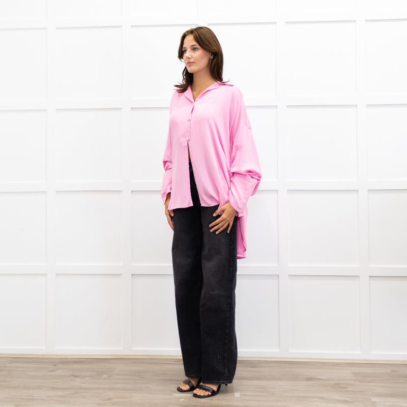 Sleeper Sugar Pink Oversized Shirt