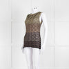 M Missoni Black Gold Lurex Sleeveless Top