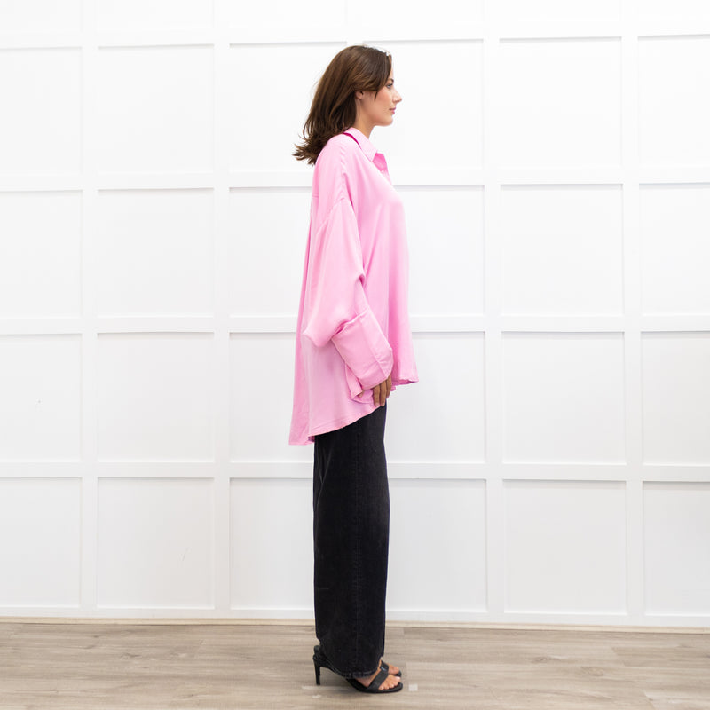 Sleeper Sugar Pink Oversized Shirt