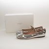 Giambattista Valli Silver Mary Jane Shoes