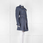 Marella Blue Denim Trench Coat