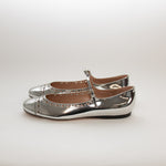 Giambattista Valli Silver Mary Jane Shoes