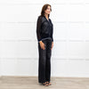 D. Exterior Blue Silver Neck Trim Zip Up  Mesh Cardigan