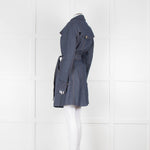 Marella Blue Denim Trench Coat
