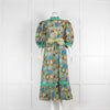 Ceclia B Multi Coloured Floral Belted Maxi Dress