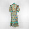 Ceclia B Multi Coloured Floral Belted Maxi Dress