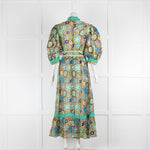 Ceclia B Multi Coloured Floral Belted Maxi Dress