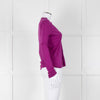 Miu Miu Purple Fine Knit Cardigan