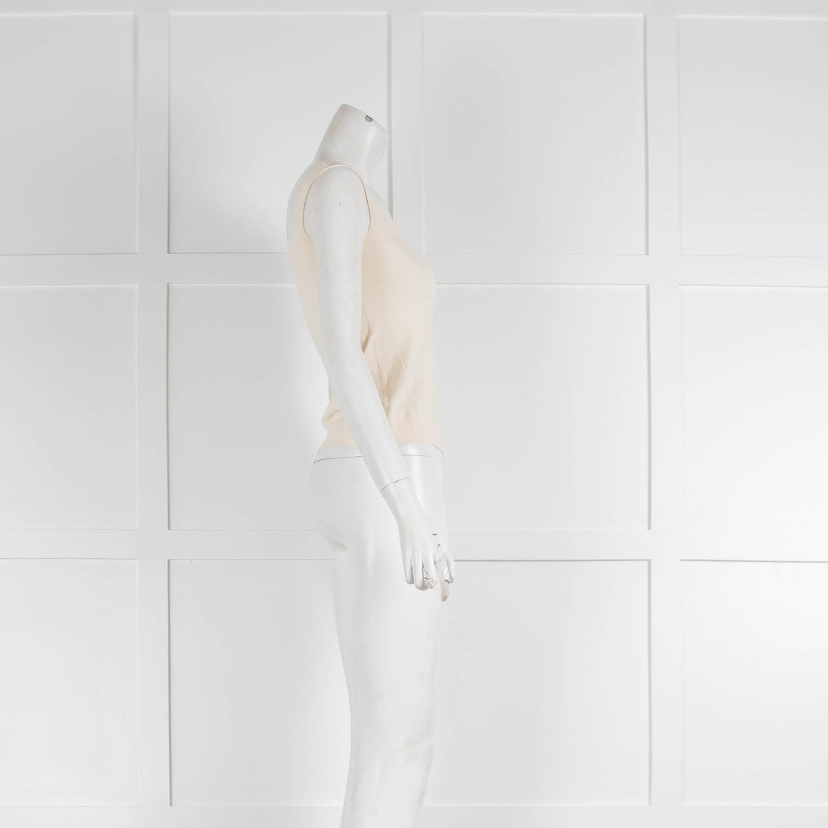 Jil Sander Cream Silk Vest