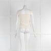 Jil Sander Cream Silk Vest