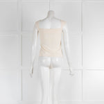 Jil Sander Cream Silk Vest