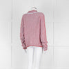 MIH Pale Blue Red Striped Cotton Sweater