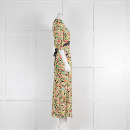 Rixo Floral Print Maxi Dress